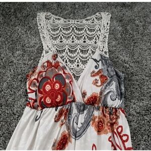 ANTHROPOLOGIE Floral Lace Maxi Dress